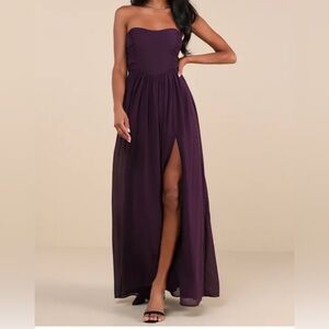 Lulus Deep Purple Prom/Bridesmaid Dress